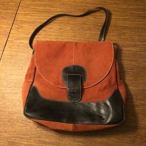 Leather Towanny Lynn Stuart Fabrique Shoulder/Tote/Cross Body Bag. Very Large!